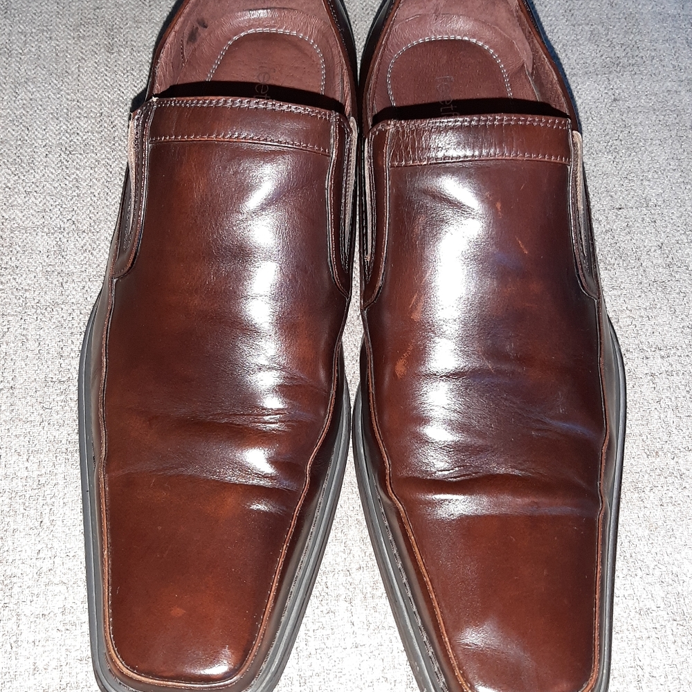 FEETFIRST SHOES  .COLOR BROWN .SZ 43 D .MADE IN CH